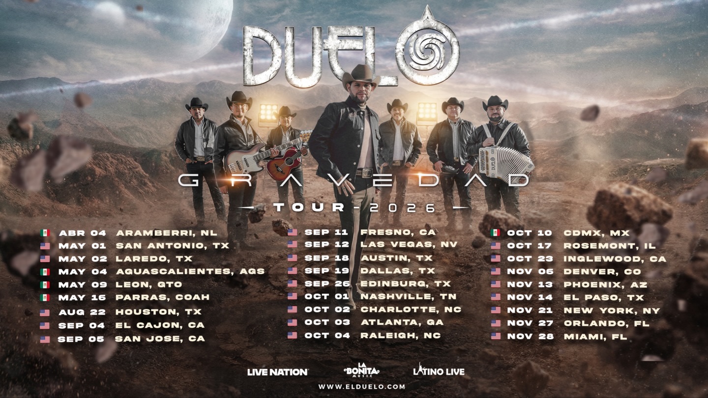 Duelo Gravedad Tour Poster 2026